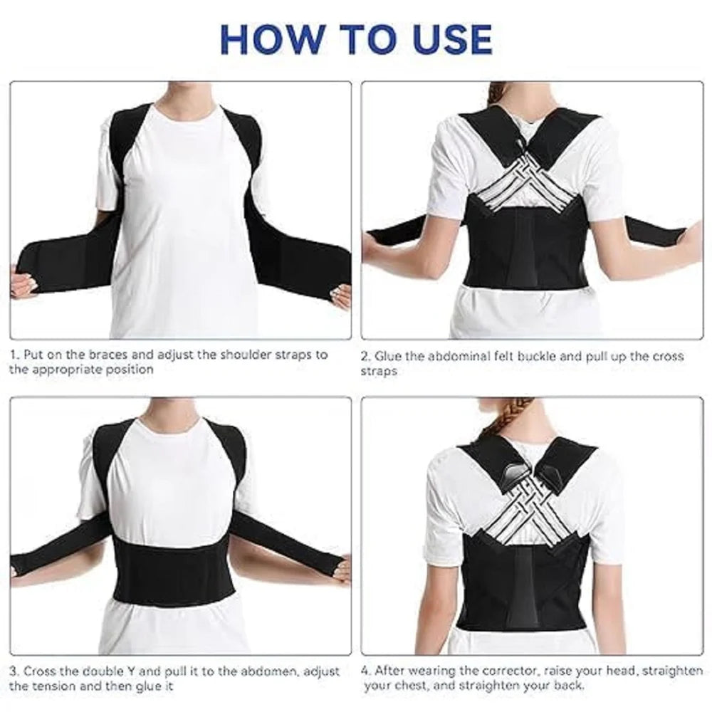 Posture Corrector Back Support Brace – Stand Tall, Feel Confident